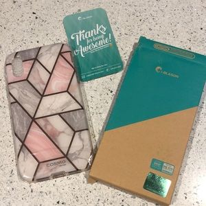 iPhone XR marble phone case